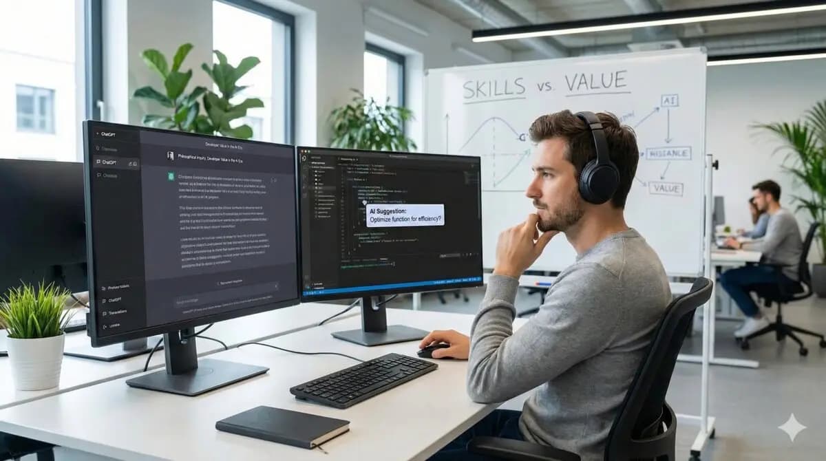 If ChatGPT Writes Your Code, What Are You Getting Paid For? The Real Value of Developers in the AI Era