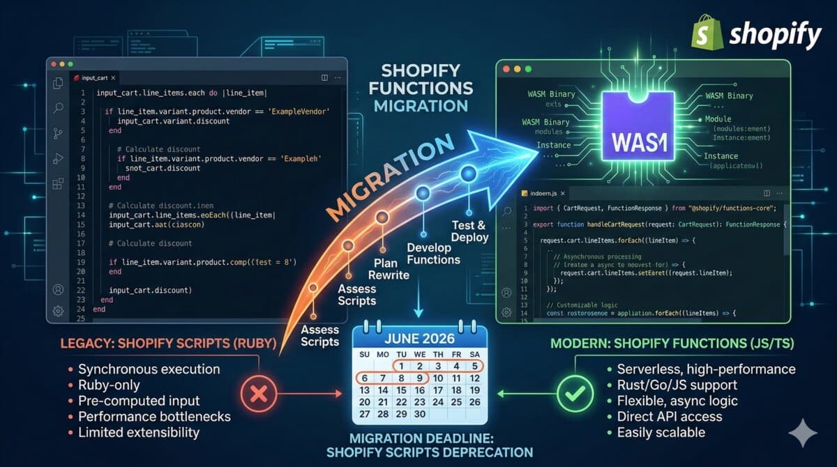 Shopify Scripts to Functions Migration: Complete Guide (June 2026 Deadline)
