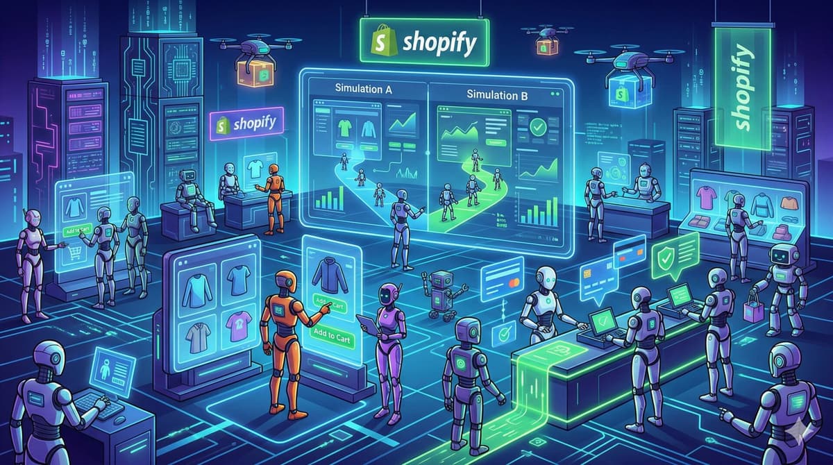SimGym: Shopify AI Robot Army That A/B Tests Your Store in Minutes